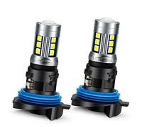 Ruiandsion 2pcs HP24W LED Bulb 12V Super Bright 10-30V 3030 15SMD LED Chipsets LED Daytime Running Lights DRL,White