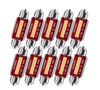 Ruiandsion 39mm C5W 569 578 579 LED Festoon Light Bulbs Warm White 6-30V Non Polarity 3030 5SMD Chips Built in Driver for Car Interior Dome Map Lights Pack of 10