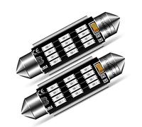 Ruiandsion 41mm 42mm LED Dome Light Bulbs 10-30V Extremely Bright 212-2 211-2 578 569 LED Festoon Light Bulbs Canbus Error Free Replacement for Cars Trucks Interior Map Dome Lights,Red (Pack of 2)