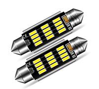 Ruiandsion 41mm 42mm LED Dome Light Bulbs 10-30V Extremely Bright 212-2 211-2 578 569 LED Festoon Light Bulbs Canbus Error Free Replacement for Cars Trucks Interior Map Dome Lights,White (Pack of 2)