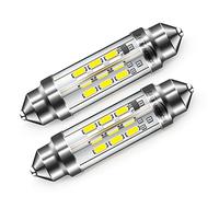 Ruiandsion 42mm LED Dome Light DC 6V Super Bright 211-2 578 569 LED Festoon Light Bulbs Replacement for Car Interior Dome Map Lights, White (Pack of 2)