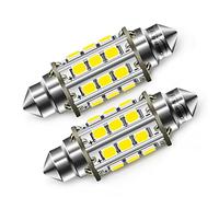 Ruiandsion 42mm LED Festoon Light White 12-24V Super Bright 211-2 578 569 LED Bulbs Replacement for Interior Dome Map Lights(Pack of 2)