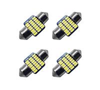 Ruiandsion 4pcs 28mm/29mm LED Festoon Light Bulbs White Super Bright 3014 21SMD Chips for Car Dome Map Vanity Mirror Lights