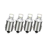 Ruiandsion 4pcs BA7S LED Dashboard Light Bulbs F3 1 12V DC 50LM White Auto LED Interior Bulb,Non-Polarity
