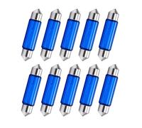 Ruiandsion 6V 10W Halogen Festoon Bulb 300LM 6000K White IP65 - Fits 41mm Car Dome Light Map Light License Plate Light - Non-Polarity - 4-Pack