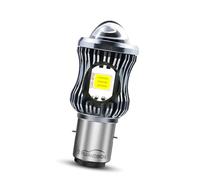 Ruiandsion BA20D H6 LED Motorcycle Headlight DC 10-80V 12W 3500 Lumens LED Chips with HD Projector Hi/Low Beam LED Bulb Replacement of H6 Halogen Light,White