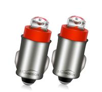 Ruiandsion BA7S Dashboard Light LED Bulbs 12V Red Instrument LED Light LED Interior Bulb Dashboard Indicator Panel Light, Non-polarity (Pack of 2)