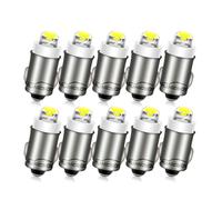 Ruiandsion BA7S Dashboard Light LED Bulbs 12V Warm White Instrument LED Light LED Interior Bulb Dashboard Indicator Panel Light, Non-polarity (Pack of 10)