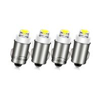 Ruiandsion BA7S Dashboard Light LED Bulbs 12V Warm White Instrument LED Light LED Interior Bulb Dashboard Indicator Panel Light, Non-polarity (Pack of 4)