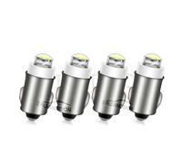 Ruiandsion BA7S Dashboard Light LED Bulbs 12V White Instrument LED Light LED Interior Bulb Dashboard Indicator Panel Light, Non-polarity (Pack of 4)
