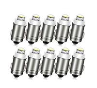 Ruiandsion BA7S Dashboard Light LED Bulbs 12V White Instrument LED Light LED Interior Bulb Dashboard Indicator Panel Light, Non-polarity (Pack of 10)