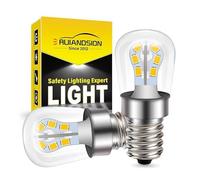 Ruiandsion E14 LED Light Bulbs Low Voltage AC DC 24V 2W Edison Screw Base LED Energy Saving Warm White Bulbs for Truck Solar Power Lamp,Pack of 2