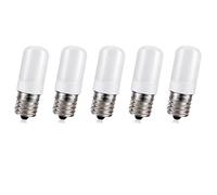 Ruiandsion E17 LED Refrigerator Light Bulbs White,5W AC 100-265V, 3030 6SMD LED Bulb for Appliance Range Hood Refrigerator Lights-Pack of 5