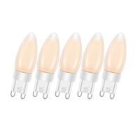 Ruiandsion G9 LED Bulbs Dimmable 2700K Warm White 220-240V 4W 4 Filament LED G9 Home Light Bulbs Equivalent 40W Halogen Lamp for Indoor Home Chandelier Ceiling Lights(5PCS)