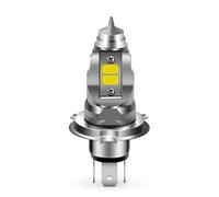 Ruiandsion H4 LED Headlight Bulb Motorcycle P43T 9003 HB2 Hi/Low Beam 25W 12000LM 8-24V Super Bright White Motorcycle Headlight Plug and Play Conversion Kit(Pack of 1)