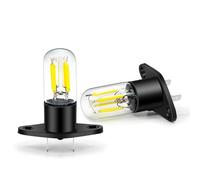 Ruiandsion Microwave Bulb T170 4 Filaments LED Light White AC 220V-240V 20W Microwave Lamp for Universal Microwave Oven Lamp,Pack of 2