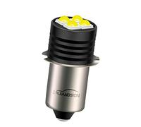Ruiandsion P13.5S LED Torch Light Bulb 3V 3030 4SMD Chips LED Replacement Bulb for 2 Cells C&D Flashlight Work Light (Pack of 1)