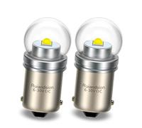 Ruiandsion P21W 1156 BA15S LED Car Bulb Super Bright White 6000K, 3W 6V 12V 24V- Backup Reverse Lights, Brake Stop Lights, Turn Signal, DRL, RV Lights (2-Pack)