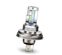Ruiandsion R2 P45T H5 LED Headlight Bulb 6V 12V DC 6-24V Super Bright White High Low Beam LED Bulb for Motorcycle Headlight, Non-polarity