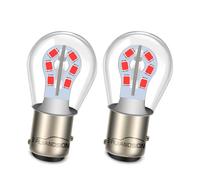 Ruiandsion Red 1157 LED Brake Tail Light 48V 1200LM for Golf Cart BAY15D | 48V Non-Polarity. 24-SMD Super Bright for Heavy-duty Trailer Motorhome Tail Lights, Non-polarity Design,Replaces1157 2357
