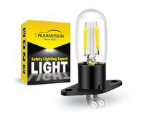 Ruiandsion Z187 Base Microwave Bulb, 240V 2A 25W White LED Lamp, Universal Replacement for Microwave & Oven Pear Lamp, Non-Flicker Durable Kitchen Light Bulb