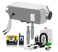 Ruiangaore Diesel Heater 12V 8kW All-in-one water-air Heater with 2-way Remote Control, Night heater diesel 12v Heater for Campervan, Suitable for RVs Water Heating, Ships, Trucks Engine Preheating