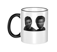 RUIARTE Unisex Attack Hop Music Band Massive Ceramic Coffee Mug 10OZ/330ML Colorful A Premium Cup for Office, Travel and a Great Novelty Gift for Men & Women at Home, Office or on Birthday Occasions