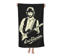 RUIARTE Unisex Clapton Singer Eric Bath Towel Ultra-Soft Patterns High Absorbency Ideal for Bathroom Pool Beach and School Trips Gift Bath sheet Sized 52×32 inches