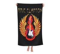 RUIARTE Unisex Clapton Singer Eric Bath Towel Ultra-Soft Patterns High Absorbency Ideal for Bathroom Pool Beach and School Trips Gift Bath sheet Sized 52×32 inches