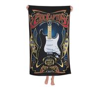RUIARTE Unisex Clapton Singer Eric Bath Towel Ultra-Soft Patterns High Absorbency Ideal for Bathroom Pool Beach and School Trips Gift Bath sheet Sized 52×32 inches