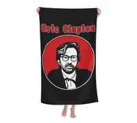 RUIARTE Unisex Clapton Singer Eric Bath Towel Ultra-Soft Patterns High Absorbency Ideal for Bathroom Pool Beach and School Trips Gift Bath sheet Sized 52×32 inches