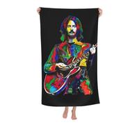 RUIARTE Unisex Clapton Singer Eric Bath Towel Ultra-Soft Patterns High Absorbency Ideal for Bathroom Pool Beach and School Trips Gift Bath sheet Sized 52×32 inches