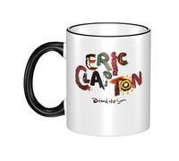 RUIARTE Unisex Clapton Singer Eric Ceramic Coffee Mug 10OZ/330ML Colorful A Premium Cup for Office, Travel and a Great Novelty Gift for Men & Women at Home, Office or on Birthday Occasions