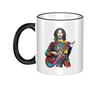 RUIARTE Unisex Clapton Singer Eric Ceramic Coffee Mug 10OZ/330ML Colorful A Premium Cup for Office, Travel and a Great Novelty Gift for Men & Women at Home, Office or on Birthday Occasions