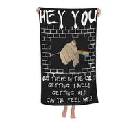 RUIARTE Unisex Floyd Rock Band Pink Music Bath Towel Ultra-Soft Patterns High Absorbency Ideal for Bathroom Pool Beach and School Trips Gift Bath sheet Sized 52×32 inches