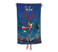 RUIARTE Unisex Floyd Rock Band Pink Music Bath Towel Ultra-Soft Patterns High Absorbency Ideal for Bathroom Pool Beach and School Trips Gift Bath sheet Sized 52×32 inches