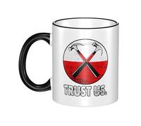 RUIARTE Unisex Floyd Rock Band Pink Music Ceramic Coffee Mug 10OZ/330ML Colorful A Premium Cup for Office, Travel and a Great Novelty Gift for Men & Women at Home, Office or on Birthday Occasions