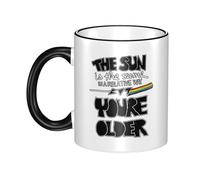 RUIARTE Unisex Floyd Rock Band Pink Music Ceramic Coffee Mug 10OZ/330ML Colorful A Premium Cup for Office, Travel and a Great Novelty Gift for Men & Women at Home, Office or on Birthday Occasions