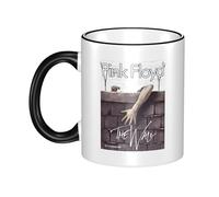 RUIARTE Unisex Floyd Rock Band Pink Music Ceramic Coffee Mug 10OZ/330ML Colorful A Premium Cup for Office, Travel and a Great Novelty Gift for Men & Women at Home, Office or on Birthday Occasions