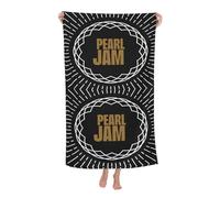 RUIARTE Unisex Jam Music Rock Band Pearl Bath Towel Ultra-Soft Patterns High Absorbency Ideal for Bathroom Pool Beach and School Trips Gift Bath sheet Sized 52×32 inches