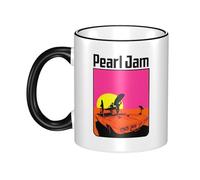 RUIARTE Unisex Jam Music Rock Band Pearl Ceramic Coffee Mug 10OZ/330ML Colorful A Premium Cup for Office, Travel and a Great Novelty Gift for Men & Women at Home, Office or on Birthday Occasions