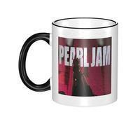 RUIARTE Unisex Jam Music Rock Band Pearl Ceramic Coffee Mug 10OZ/330ML Colorful A Premium Cup for Office, Travel and a Great Novelty Gift for Men & Women at Home, Office or on Birthday Occasions