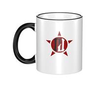 RUIARTE Unisex Jam Music Rock Band Pearl Ceramic Coffee Mug 10OZ/330ML Colorful A Premium Cup for Office, Travel and a Great Novelty Gift for Men & Women at Home, Office or on Birthday Occasions