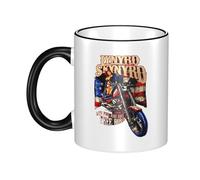 RUIARTE Unisex Lynyrd Rock Band Skynyrd Ceramic Coffee Mug 10OZ/330ML Colorful A Premium Cup for Office, Travel and a Great Novelty Gift for Men & Women at Home, Office or on Birthday Occasions