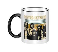 RUIARTE Unisex Lynyrd Rock Band Skynyrd Ceramic Coffee Mug 10OZ/330ML Colorful A Premium Cup for Office, Travel and a Great Novelty Gift for Men & Women at Home, Office or on Birthday Occasions