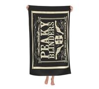 RUIARTE Unisex Peaky Movie Series Blinders Bath Towel Ultra-Soft Patterns High Absorbency Ideal for Bathroom Pool Beach and School Trips Gift Bath sheet Sized 52×32 inches