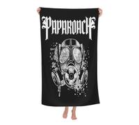 RUIARTE Unisex Roach Music Rock Band Papa Bath Towel Ultra-Soft Patterns High Absorbency Ideal for Bathroom Pool Beach and School Trips Gift Bath sheet Sized 52×32 inches
