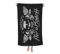 RUIARTE Unisex Roach Music Rock Band Papa Bath Towel Ultra-Soft Patterns High Absorbency Ideal for Bathroom Pool Beach and School Trips Gift Bath sheet Sized 52×32 inches