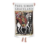 RUIARTE Unisex Singer Simon Music Paul Bath Towel Ultra-Soft Patterns High Absorbency Ideal for Bathroom Pool Beach and School Trips Gift Bath sheet Sized 52×32 inches
