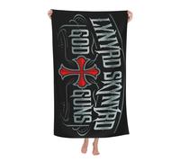 RUIARTE Unisex Skynyrd Rock Band Lynyrd Bath Towel Ultra-Soft Patterns High Absorbency Ideal for Bathroom Pool Beach and School Trips Gift Bath sheet Sized 52×32 inches